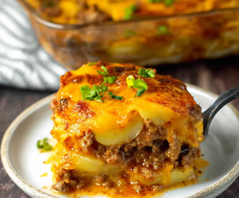 Ground Beef and Potatoes Casserole