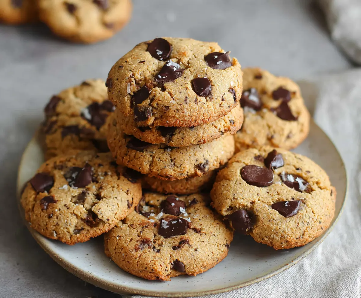 Easy Healthy Chocolate Chip Cookies