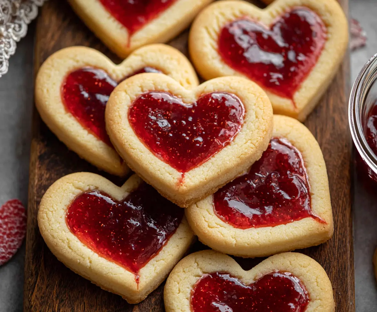 Heart Jam Valentine Cookies Recipe