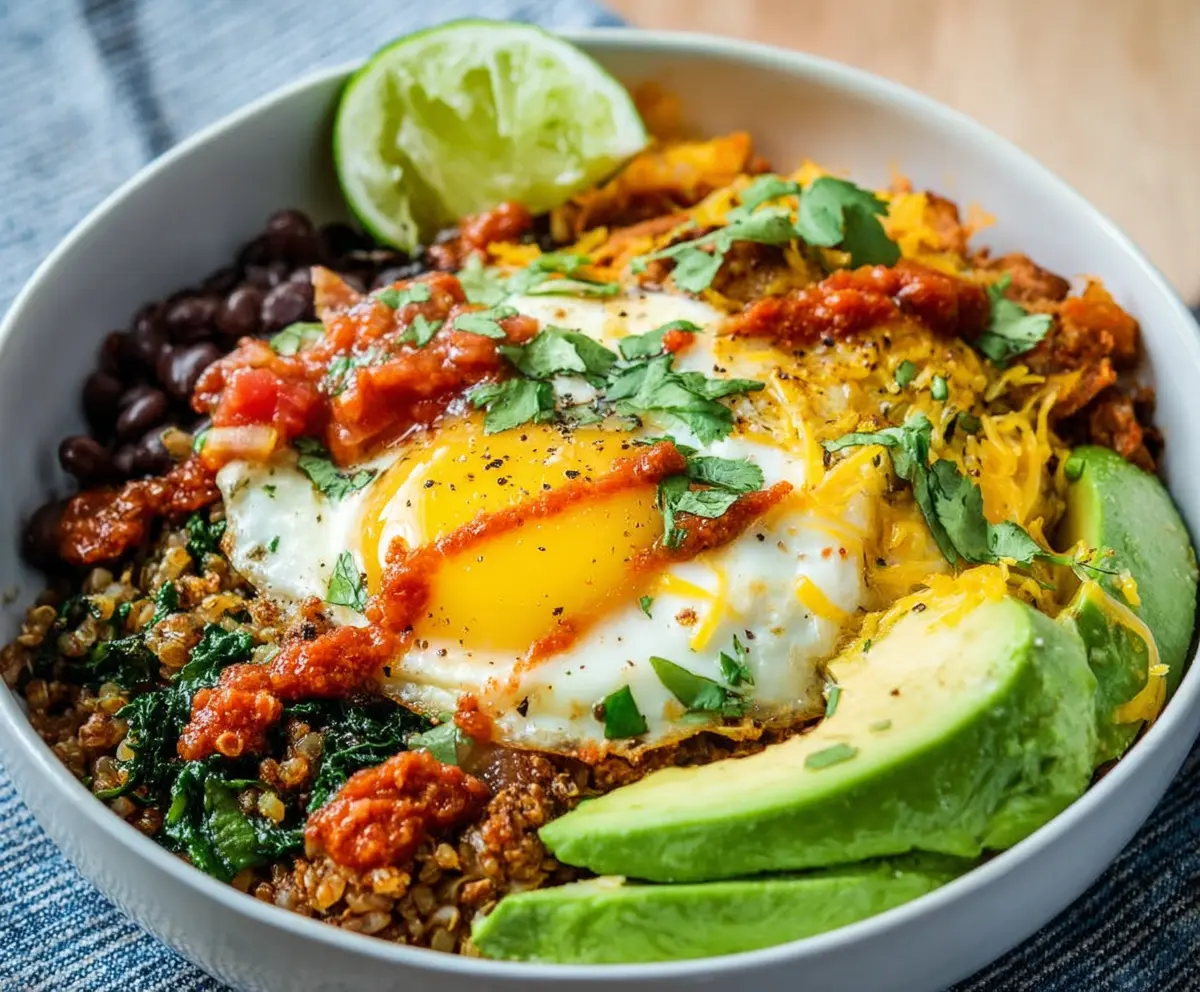 Low Carb Breakfast Burrito Bowl
