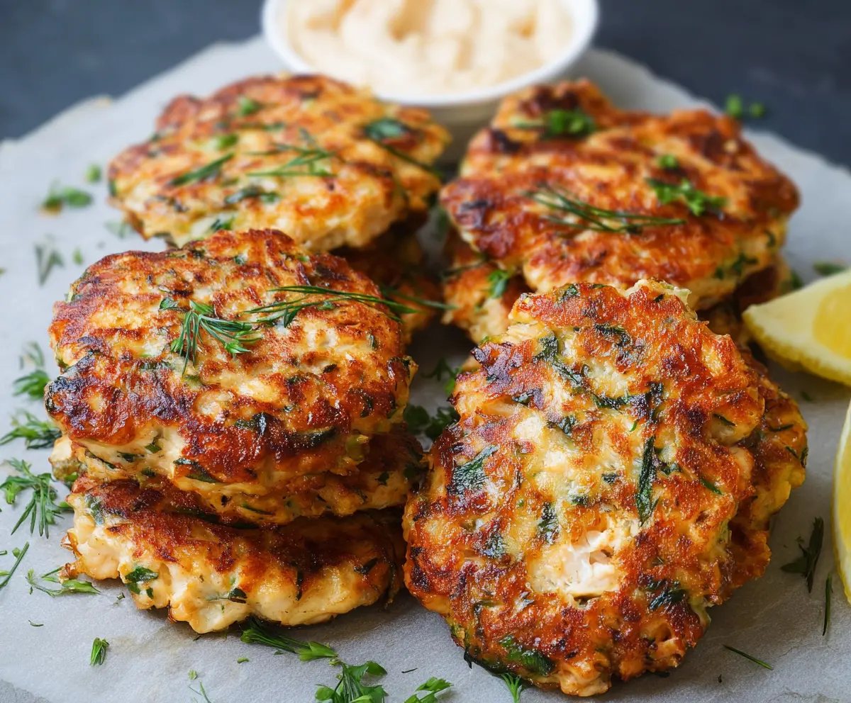 Easy Low Carb Cheesy Chicken Fritters