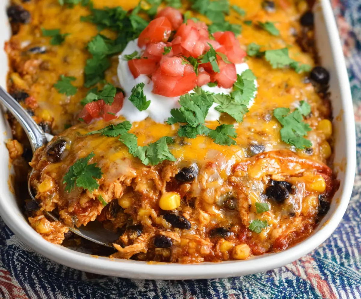 Easy Mexican Chicken Casserole