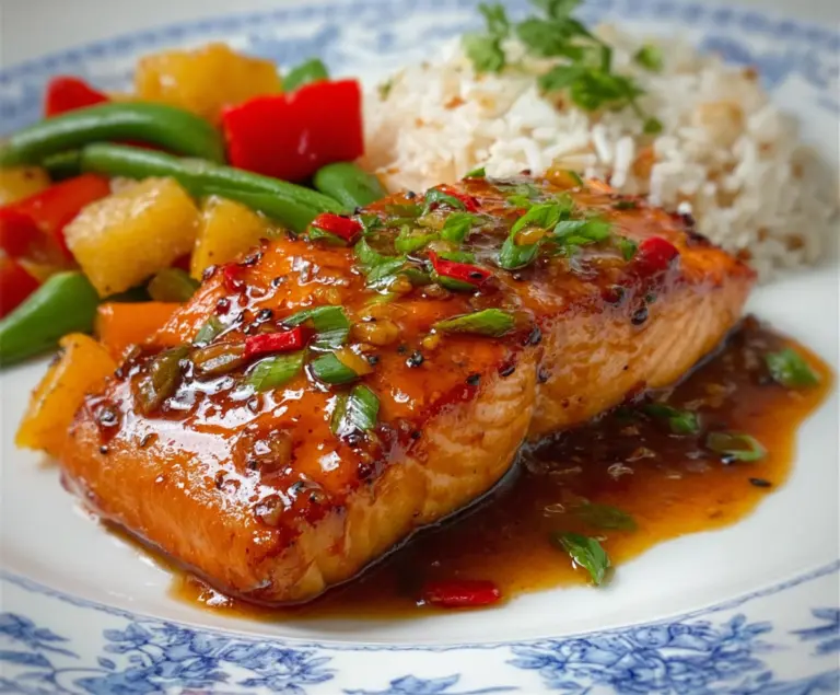 Pineapple Glazed Salmon