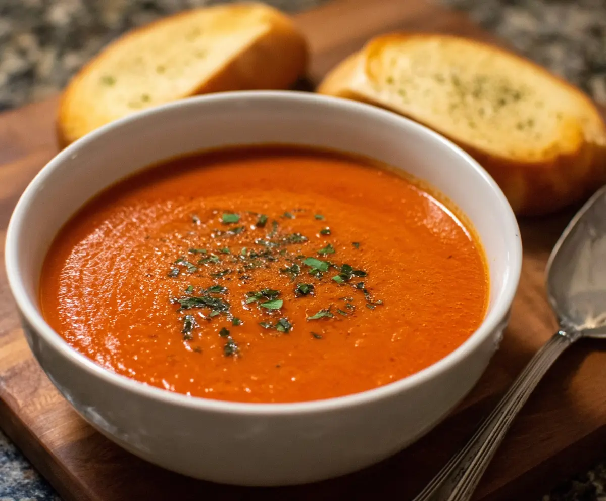 Easy Smooth Tomato Soup Recipe