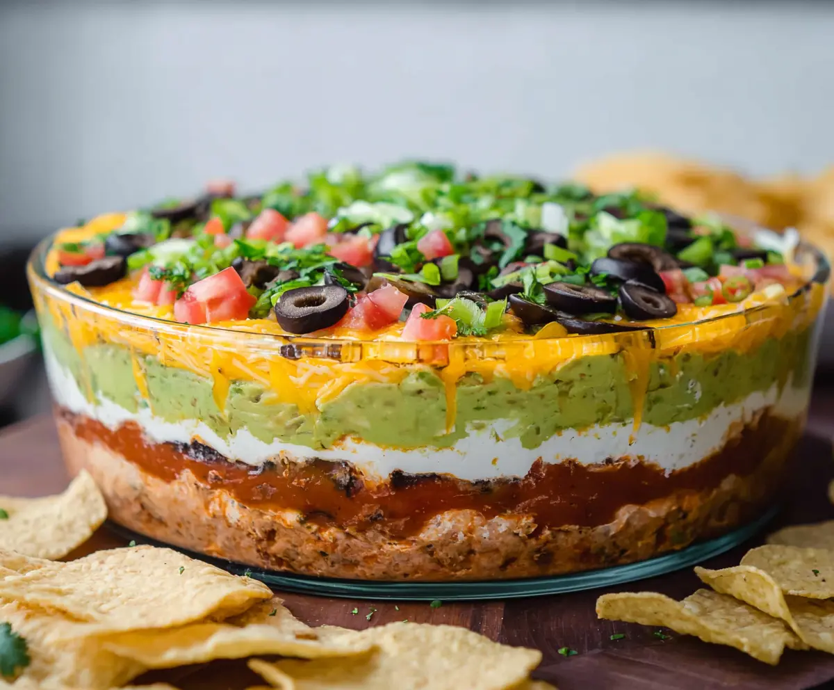 Easy Ultimate 7 Layer Dip Recipe
