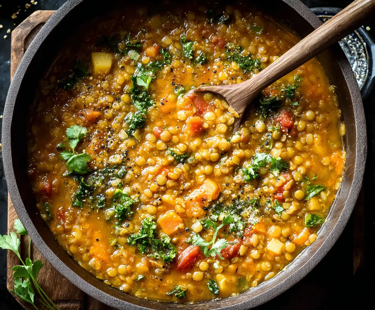 Easy Warm Lentil Soup Recipe