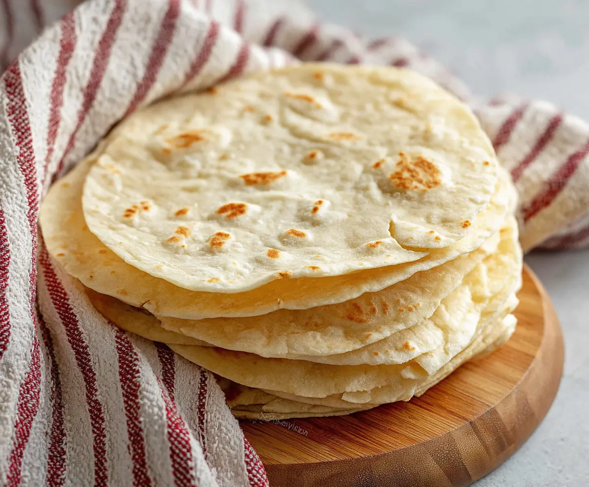 Easy 4-Ingredient Sourdough Tortillas