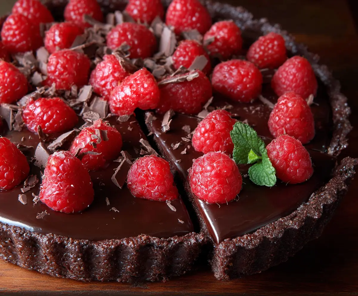 Easy Chocolate Raspberry Tart Recipe