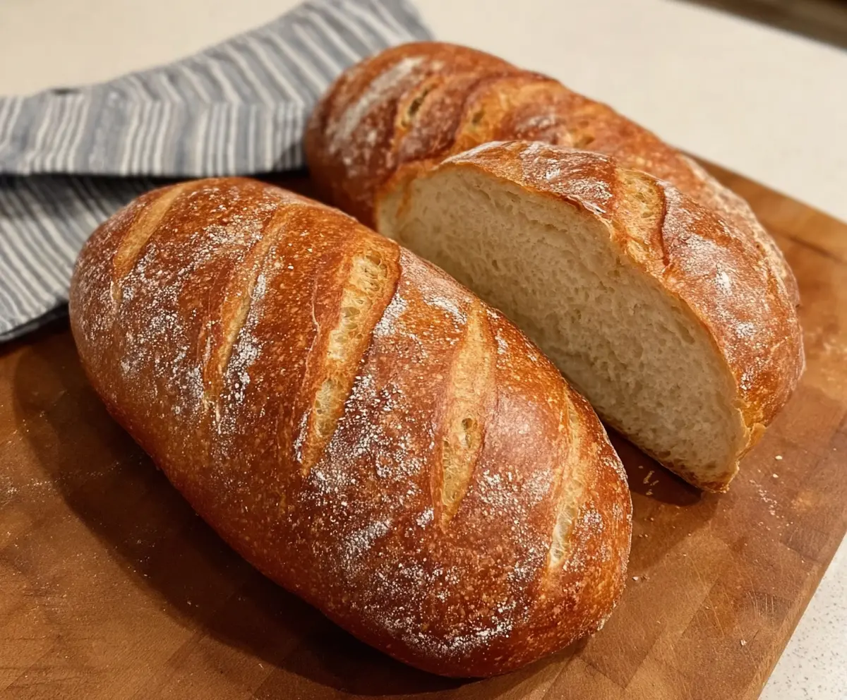 Quick Sourdough Discard French Bread