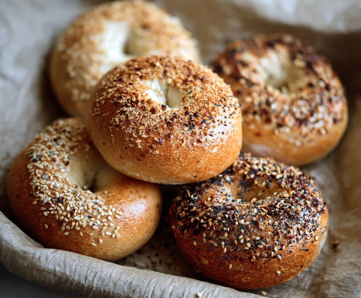 Easy Homemade Sourdough Bagels