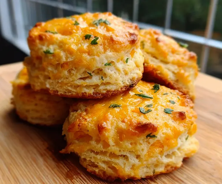 Sourdough Discard Cheddar Biscuit Recipe