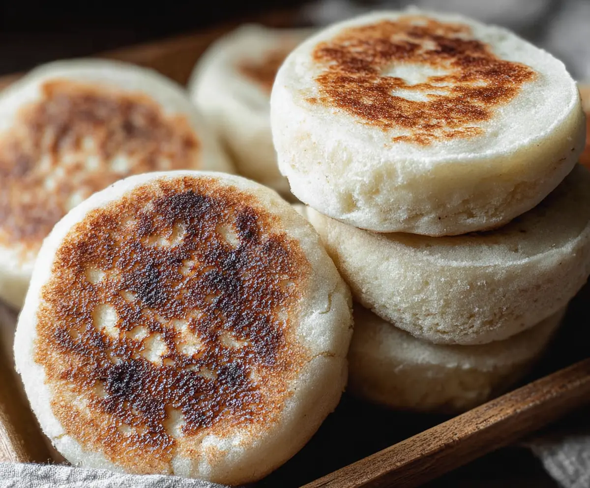 Easy Sourdough Discard English Muffins