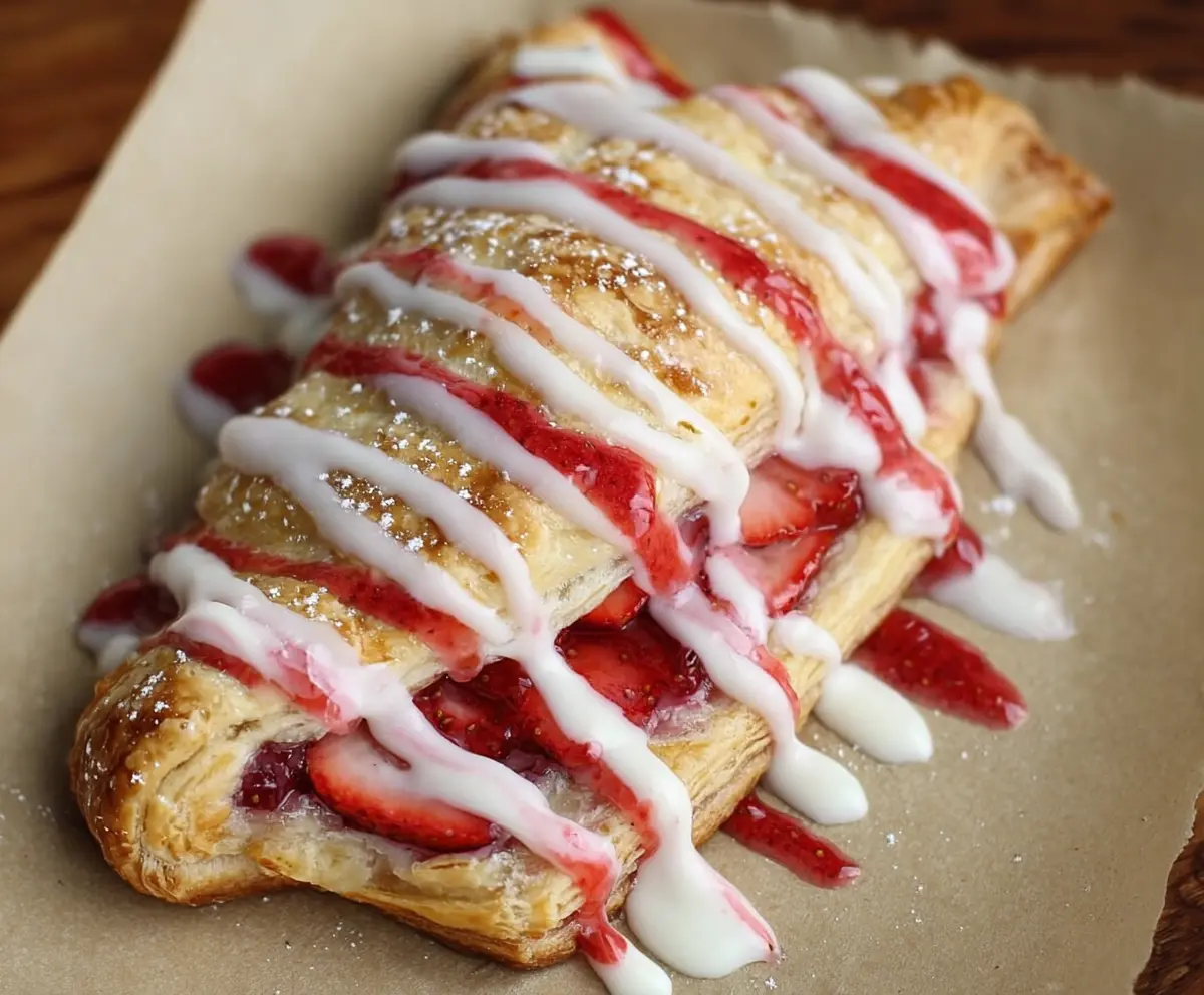 Vegan Strawberry Cream Danish Recipe