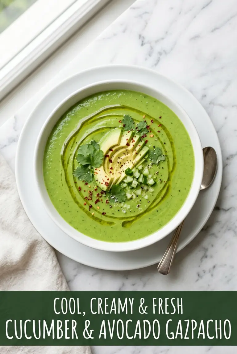 Cucumber & Avocado Gazpacho