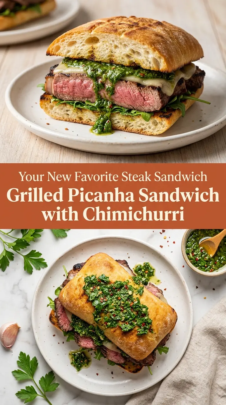 Grilled Picanha Sandwich with Chimichurri