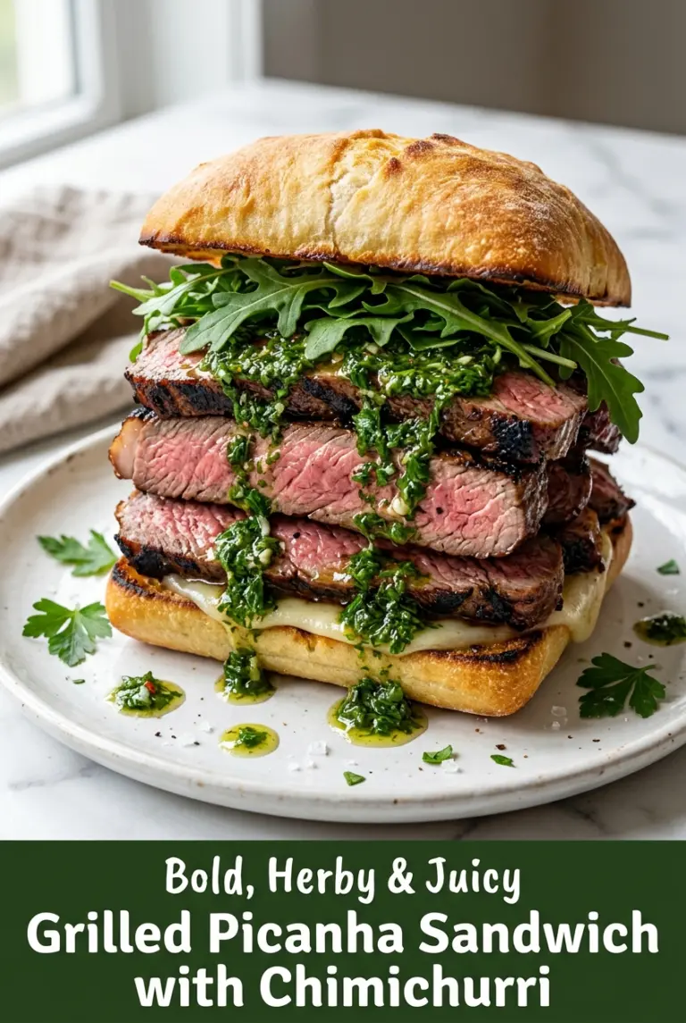 Grilled Picanha Sandwich with Chimichurri