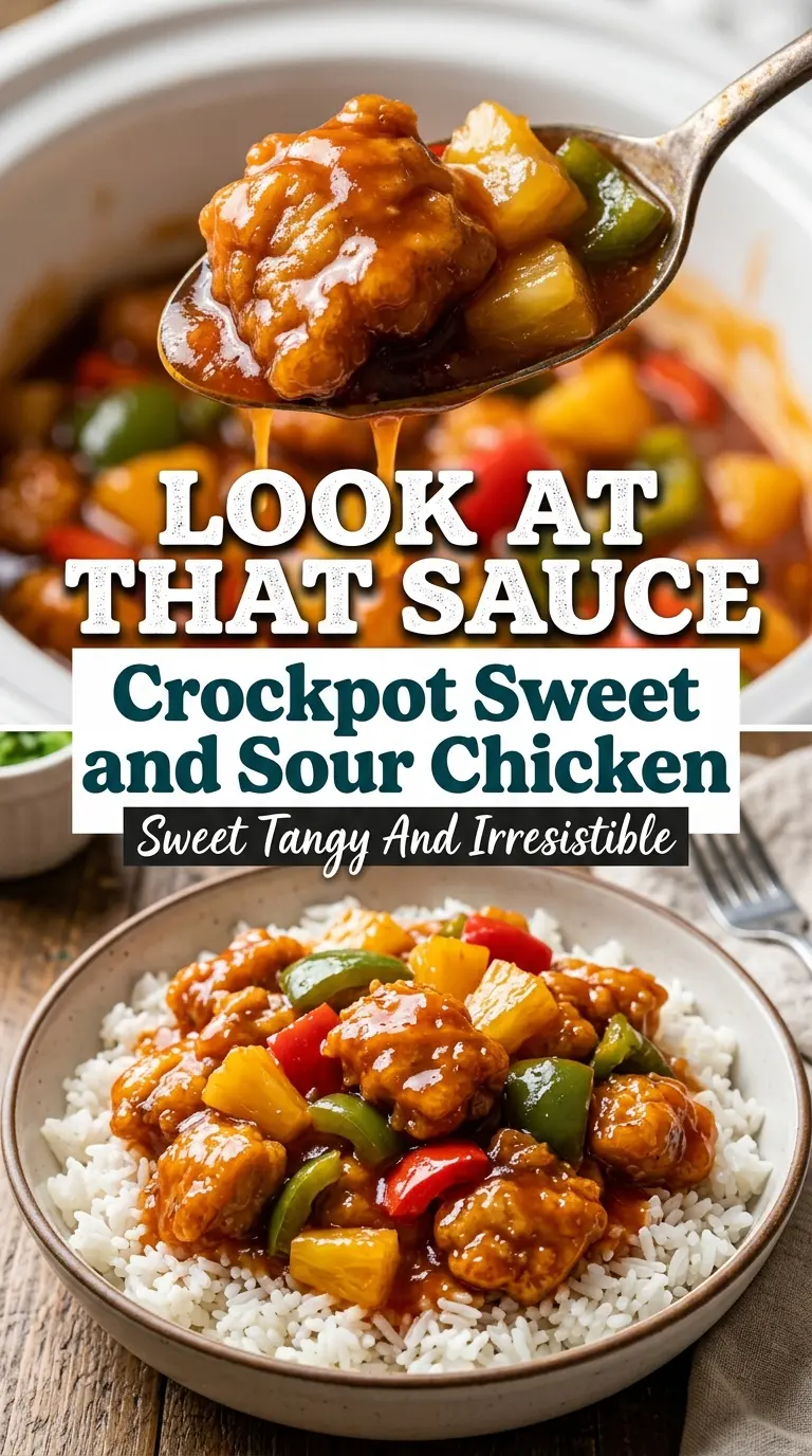 Crockpot Sweet and Sour Chicken