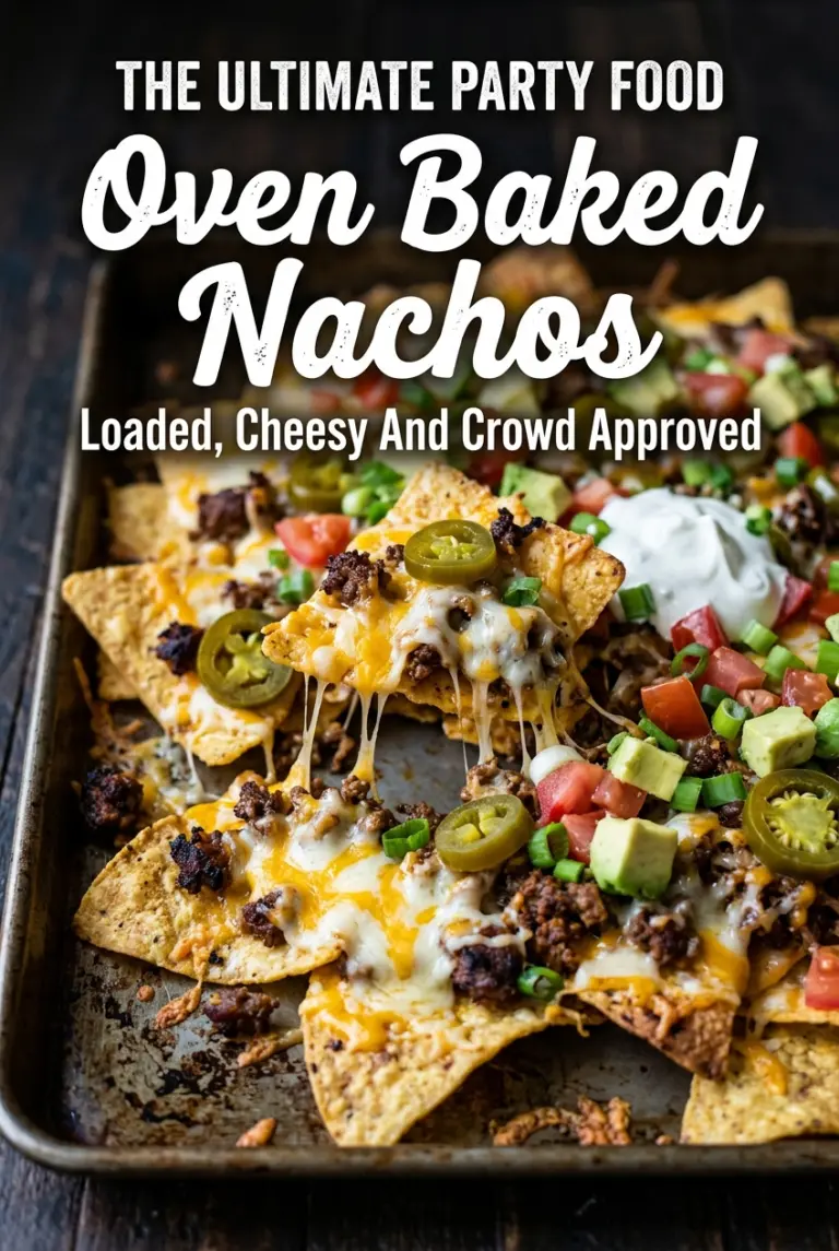 Loaded Oven Baked Nachos