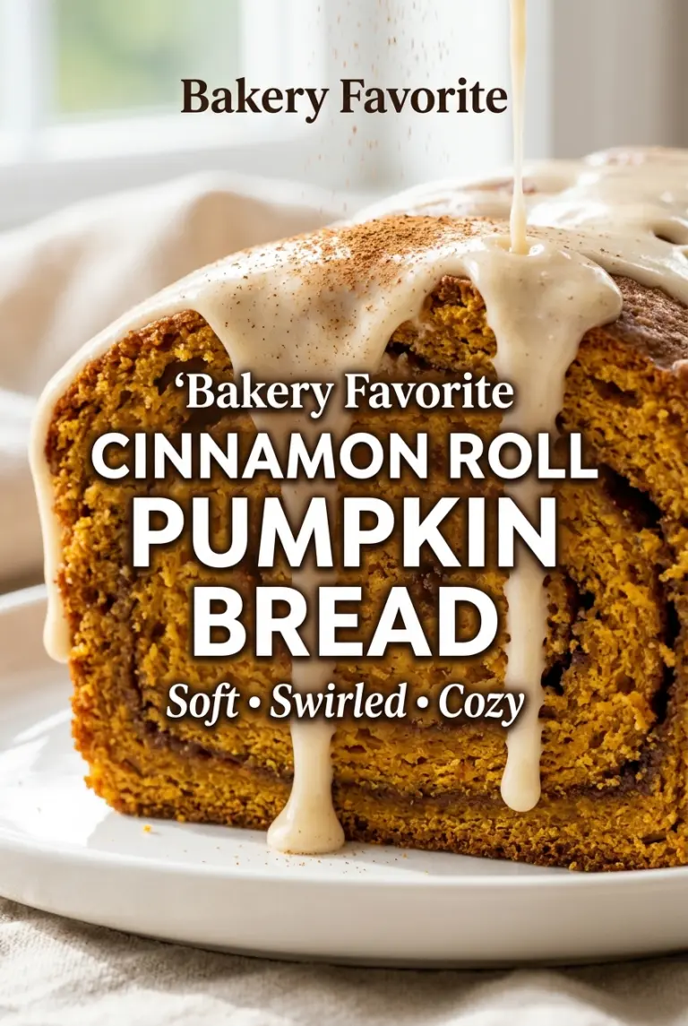 Cinnamon Roll Pumpkin Bread