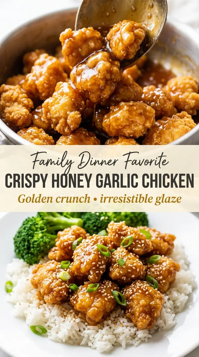 Crispy Honey Garlic Chicken