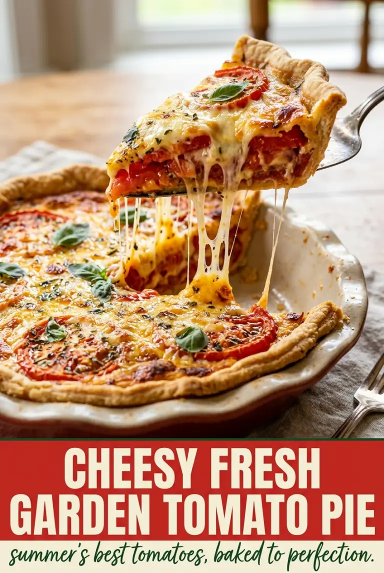 Fresh Garden Tomato Pie