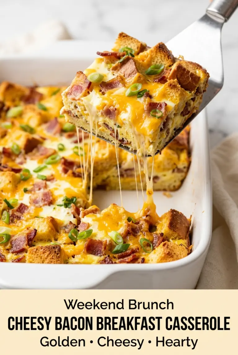 Cheesy Bacon Breakfast Casserole