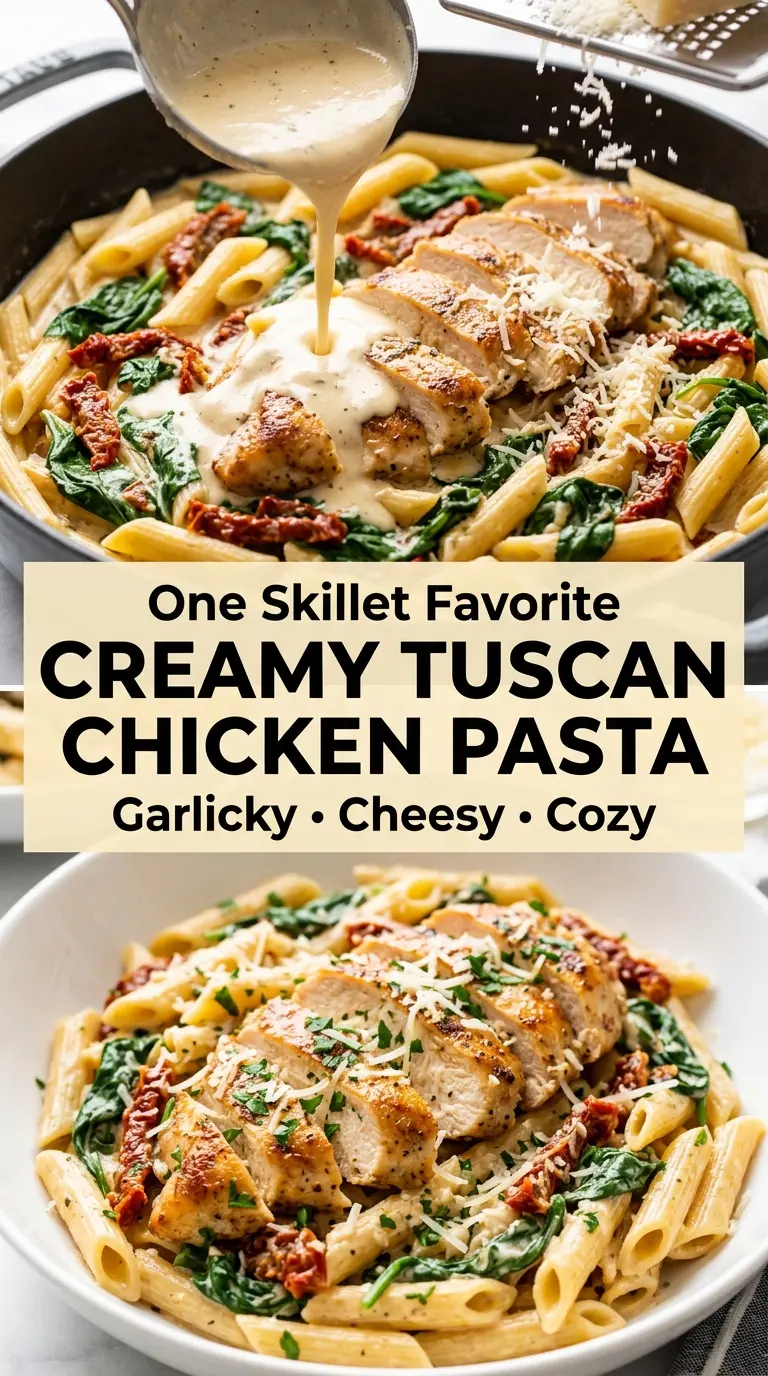 Creamy Tuscan Chicken Pasta