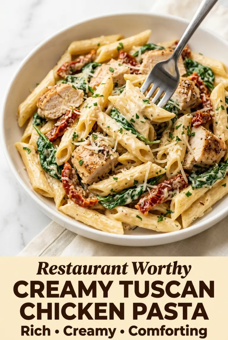 Creamy Tuscan Chicken Pasta
