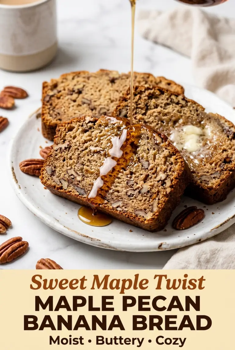 Maple Pecan Banana Bread