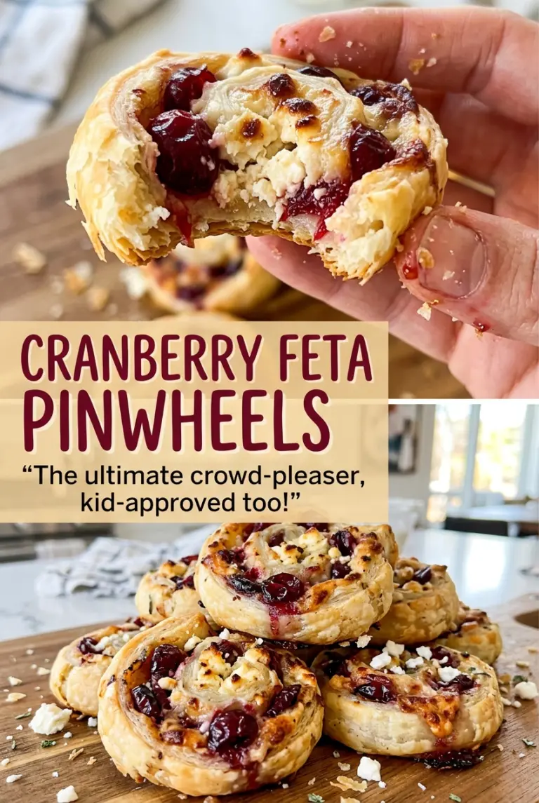 Cranberry Feta Pinwheels