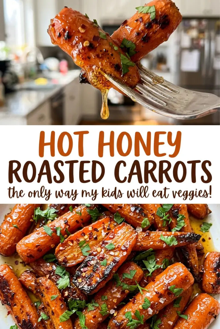 Hot Honey Roasted Carrots